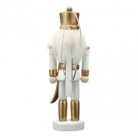 5Pcs Wooden Nutcracker Soldier Handcraft Puppet Doll Toy Ornament Christmas Gift Home Room Decorations 5Pcs Wooden Nutcracker Soldier Handcraft Puppet Doll Toy Ornament Christmas Gift Home Room Decorations