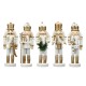 5Pcs Wooden Nutcracker Soldier Handcraft Puppet Doll Toy Ornament Christmas Gift Home Room Decorations 5Pcs Wooden Nutcracker Soldier Handcraft Puppet Doll Toy Ornament Christmas Gift Home Room Decorations
