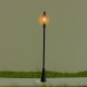 5Pcs/Set 1:100 HO Scale LED Model Post Street Garden Light Railway Train Lamps