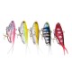 5Pcs/Set 9.5cm Fishing Lure Spinners Plugs Spoons Soft Bait Pike Bream