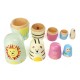 5Pcs/Set Matryoshka Animal Wooden Russian Doll Nesting Dolls Christmas Kids Gift Decorations 5Pcs/Set Matryoshka Animal Wooden Russian Doll Nesting Dolls Christmas Kids Gift Decorations