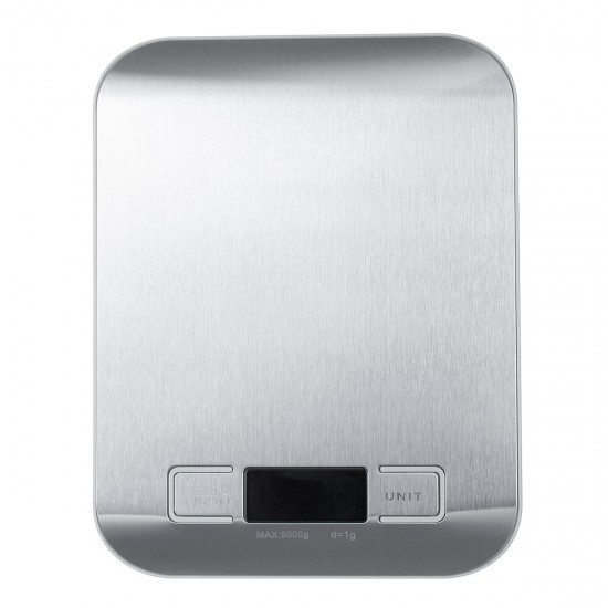 5kg Household Kitchen Scale Electronic Food Measuring Tool Slim LCD Digital 5kg Household Kitchen Scale Electronic Food Measuring Tool Slim LCD Digital