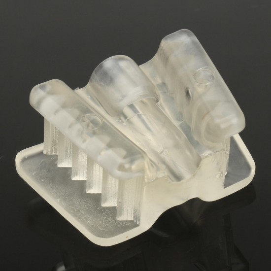 5pcs Dental Silicone Mouth Prop Support Holding Saliva Ejector Suction Hole Tip Tools