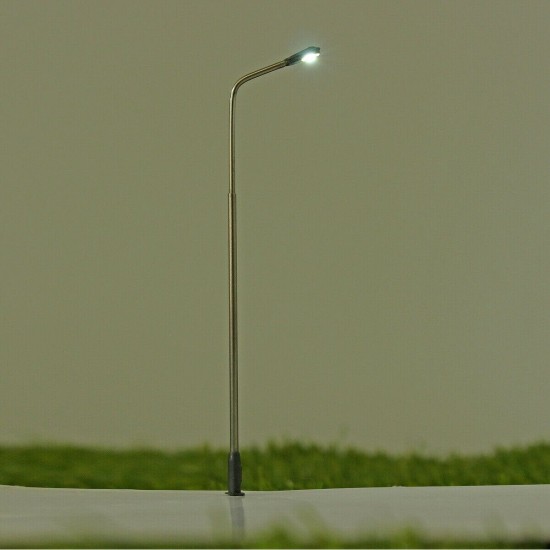 5pcs Model Railway Warm White HO Scale Lamps Post Street Light Single Head Toy 5pcs Model Railway Warm White HO Scale Lamps Post Street Light Single Head Toy