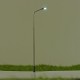 5pcs Model Railway Warm White HO Scale Lamps Post Street Light Single Head Toy