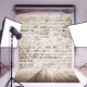5x7FT Retro White Grey Brick Wall Wood Photography Background Valentine Backdrop Decorations 5x7FT Retro White Grey Brick Wall Wood Photography Background Valentine Backdrop Decorations