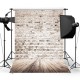 5x7FT Retro White Grey Brick Wall Wood Photography Background Valentine Backdrop Decorations 5x7FT Retro White Grey Brick Wall Wood Photography Background Valentine Backdrop Decorations