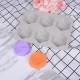 6 Cavity Silicone Cookie Handmade Soap Mould Honey Bee Design Ice Cube Mold
