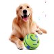 6 Inch Pet Dog Play Ball Training Chew With Funny Sound Toys Squeaky Giggle Ball