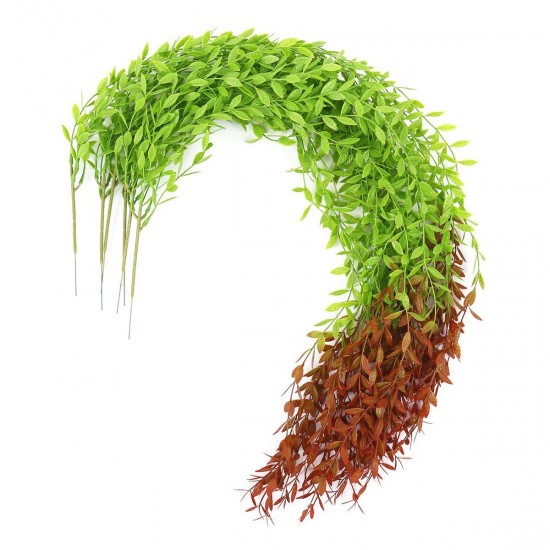 6 Pcs Artificial Vines Plant Leaf Ivy Greenery Garland Willow Leaves Hanging Wedding Decor Supplies 6 Pcs Artificial Vines Plant Leaf Ivy Greenery Garland Willow Leaves Hanging Wedding Decor Supplies