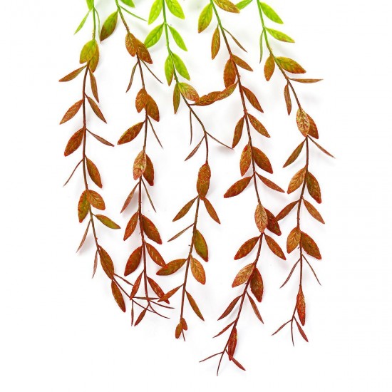 6 Pcs Artificial Vines Plant Leaf Ivy Greenery Garland Willow Leaves Hanging Wedding Decor Supplies 6 Pcs Artificial Vines Plant Leaf Ivy Greenery Garland Willow Leaves Hanging Wedding Decor Supplies