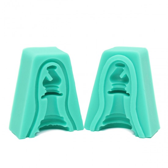 6 Sets 3D Silicone Fondant Cake International Chess Mold Chocolate Cupcake Candy Mould Soap Tool