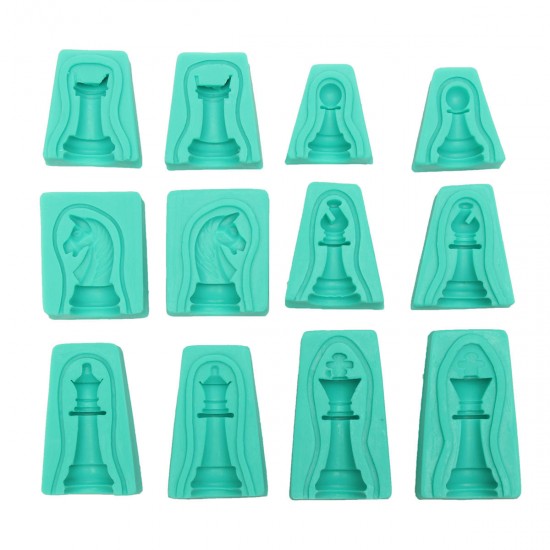 6 Sets 3D Silicone Fondant Cake International Chess Mold Chocolate Cupcake Candy Mould Soap Tool 6 Sets 3D Silicone Fondant Cake International Chess Mold Chocolate Cupcake Candy Mould Soap Tool