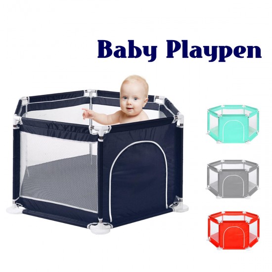 6 Sided Baby Playpen Playing house Interactive Kids Toddler Room With Safety Gate Decorations 6 Sided Baby Playpen Playing house Interactive Kids Toddler Room With Safety Gate Decorations