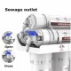 6 Stage Water Filter System With Faucet Valve Home Kitchen Purifier ABS 6 Stage Water Filter System With Faucet Valve Home Kitchen Purifier ABS