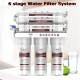 6 Stage Water Filter System With Faucet Valve Home Kitchen Purifier ABS 6 Stage Water Filter System With Faucet Valve Home Kitchen Purifier ABS