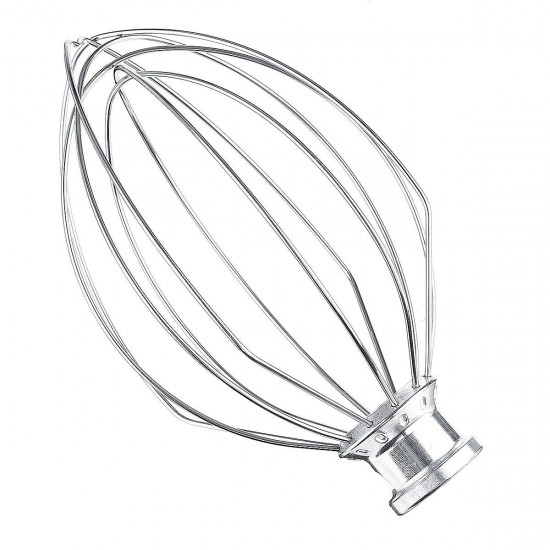 6-Wire Whip Whisk Egg Beater Mixer Stainless Steel For KitchenAid K5AWW KSM90