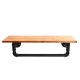 60cm Artiss Rustic DIY Pipe Shelf Industrial Vintage Wall Shelves Brackets Bookshelf 60cm Artiss Rustic DIY Pipe Shelf Industrial Vintage Wall Shelves Brackets Bookshelf