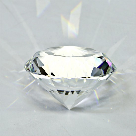 60mm Big K9 Crystal Clear Diamond Glass Art Paperweight Decorations Ornament Creative Gifts