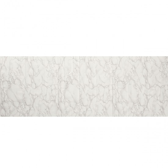 60x200cm Marble Effect Wallpaper Granite Vinyl White Grey Home Kitchen Decoration