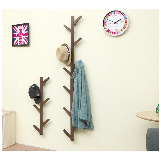 6/10 Hooks Coat Rack Wall Solid Wood Wall Hanging Living Room Bedroom Decorative Cloth Hanger Rack All Hat Rack Bamboo Furniture 6/10 Hooks Coat Rack Wall Solid Wood Wall Hanging Living Room Bedroom Decorative Cloth Hanger Rack All Hat Rack Bamboo Furniture