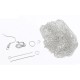630Pcs/Set Eye Pins Lobster Clasps Jewelry Wire Earring Hooks Jewelry Finding Kit for DIY Necklace Jewelry Bracelet Making