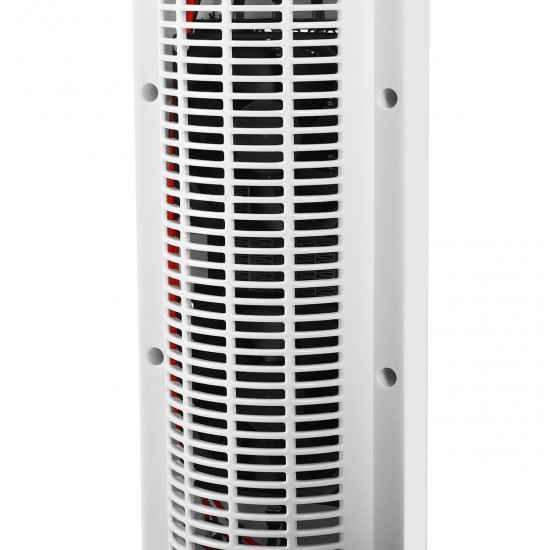 63x25cm 220V 50Hz Knob Heater Floor Stand Fan Warmer Machine for Home Bathroom