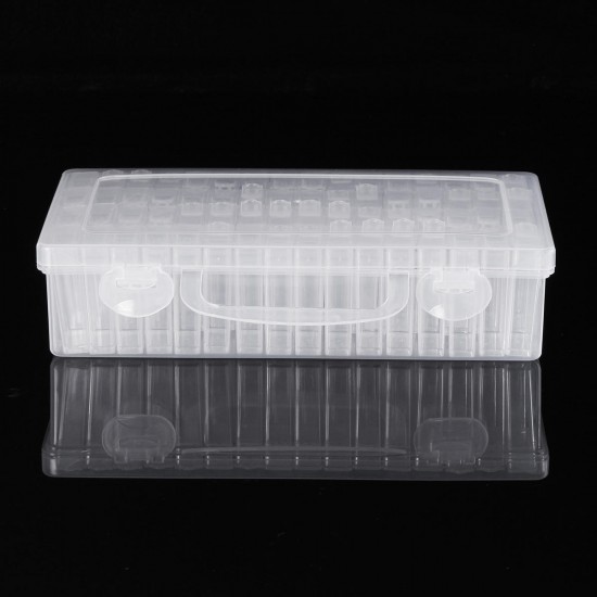 64 Grid Diamond Embroidery Painting Nail Art Accessory Display Box Storage Box