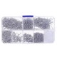 660Pcs/Set Eye Pins Lobster Clasps Jewelry Wire Earring Hooks Jewelry Finding Kit for DIY Necklace Jewelry Bracelet Making 660Pcs/Set Eye Pins Lobster Clasps Jewelry Wire Earring Hooks Jewelry Finding Kit for DIY Necklace Jewelry Bracelet Making