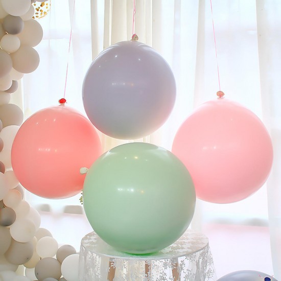 6Pcs 24inch Latex Balloon Circular Birthday Wedding Birthday Baby Shower Party Decoration