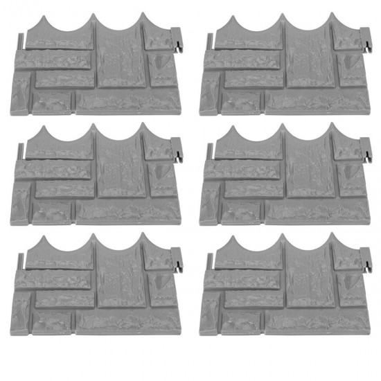 6Pcs Garden Fence Outdoor Landscape Fencing Flower Barrier Border Edging Decorations 6Pcs Garden Fence Outdoor Landscape Fencing Flower Barrier Border Edging Decorations