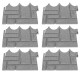6Pcs Garden Fence Outdoor Landscape Fencing Flower Barrier Border Edging Decorations 6Pcs Garden Fence Outdoor Landscape Fencing Flower Barrier Border Edging Decorations
