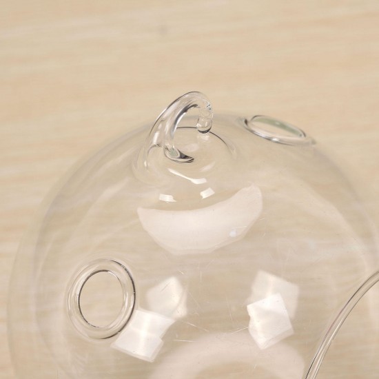 6Pcs Round Glass Hanging Candle Tea Light Globe Holder Candlestick Party Home Wedding Decor 10cm 6Pcs Round Glass Hanging Candle Tea Light Globe Holder Candlestick Party Home Wedding Decor 10cm