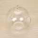 6Pcs Round Glass Hanging Candle Tea Light Globe Holder Candlestick Party Home Wedding Decor 10cm