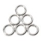 6Pcs Round Spring Snap Circle Carabiner Keychain Snap Camping Hiking