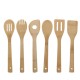 6Pcs Wooden Spoon Utensil Set Kitchen Cooking Bamboo Tools Wood Spatula Kit 6Pcs Wooden Spoon Utensil Set Kitchen Cooking Bamboo Tools Wood Spatula Kit