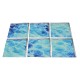 6Pcs/Set 3D Bathroom Anti-Slip Sticker Waterproof Bath Tub Murals Appliques Tread Decorations