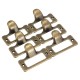 6pcs Antique Brass Drawer Label Pull Cabinet Frame Handle File Name Card Holder 6pcs Antique Brass Drawer Label Pull Cabinet Frame Handle File Name Card Holder