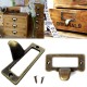 6pcs Antique Brass Drawer Label Pull Cabinet Frame Handle File Name Card Holder 6pcs Antique Brass Drawer Label Pull Cabinet Frame Handle File Name Card Holder