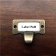 6pcs Antique Brass Drawer Label Pull Cabinet Frame Handle File Name Card Holder 6pcs Antique Brass Drawer Label Pull Cabinet Frame Handle File Name Card Holder