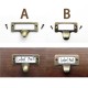 6pcs Antique Brass Drawer Label Pull Cabinet Frame Handle File Name Card Holder 6pcs Antique Brass Drawer Label Pull Cabinet Frame Handle File Name Card Holder