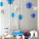 6pcs Christmas Party Hanging Decoration Baubles Xmas Snowflakes Home Bar Decor 6pcs Christmas Party Hanging Decoration Baubles Xmas Snowflakes Home Bar Decor