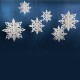 6pcs Christmas Party Hanging Decoration Baubles Xmas Snowflakes Home Bar Decor 6pcs Christmas Party Hanging Decoration Baubles Xmas Snowflakes Home Bar Decor