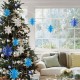 6pcs Christmas Party Hanging Decoration Baubles Xmas Snowflakes Home Bar Decor 6pcs Christmas Party Hanging Decoration Baubles Xmas Snowflakes Home Bar Decor