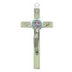 7'' Antique Green Catholic Religious Wall Cross Jesus Crucifix Decorations Noctilucent 7'' Antique Green Catholic Religious Wall Cross Jesus Crucifix Decorations Noctilucent