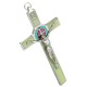7'' Antique Green Catholic Religious Wall Cross Jesus Crucifix Decorations Noctilucent 7'' Antique Green Catholic Religious Wall Cross Jesus Crucifix Decorations Noctilucent