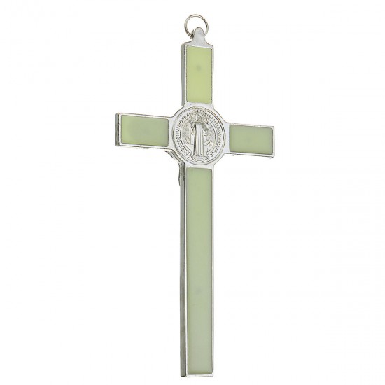 7'' Antique Green Catholic Religious Wall Cross Jesus Crucifix Decorations Noctilucent 7'' Antique Green Catholic Religious Wall Cross Jesus Crucifix Decorations Noctilucent