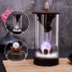 7 Color LED Changing Incense Burner Backflow Waterfall Smoke Censer Holder with Cones