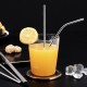 7 Colors 215x6mm Reusable Drinking Stainless Steel Metal Straw Supplies for Party Club Cafe