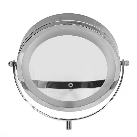 7 Inch Folding Telescopic Bathroom Makeup Mirrors With LED Wall Mounted 3x Magnifying 7 Inch Folding Telescopic Bathroom Makeup Mirrors With LED Wall Mounted 3x Magnifying